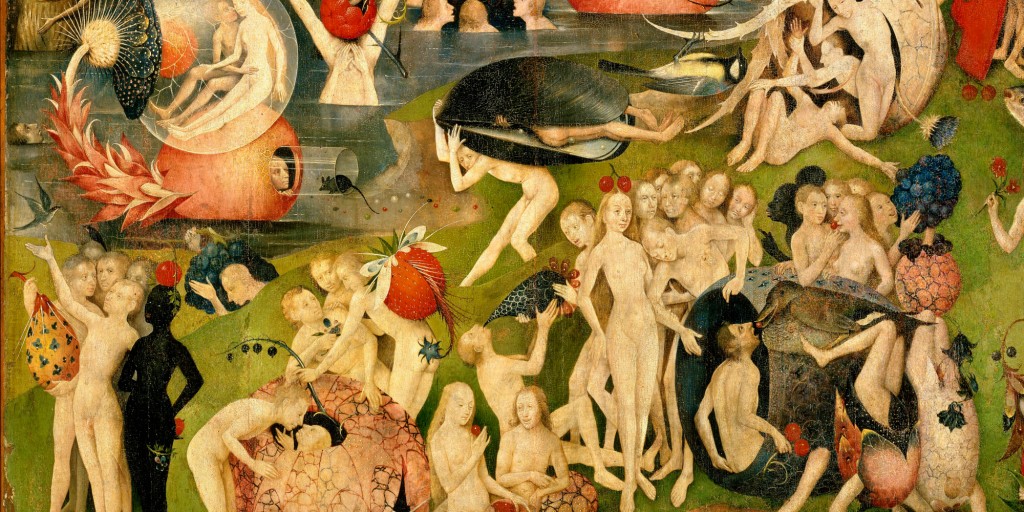 Hieronymus Bosch. The Garden of Earthly Delights. Detail.