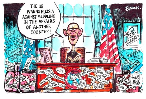 US Intervention Cartoon