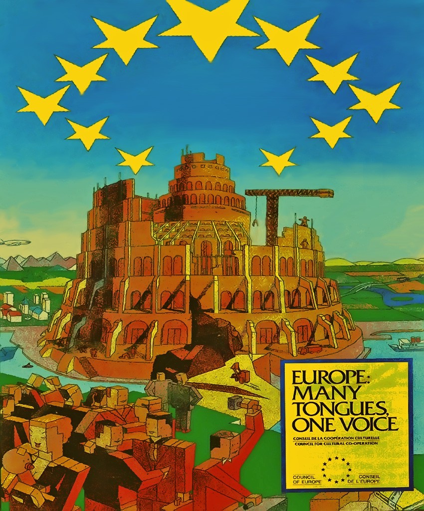 EU Tower of Babel Poster